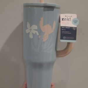 Zak! Designs Blue Floral Tumbler
